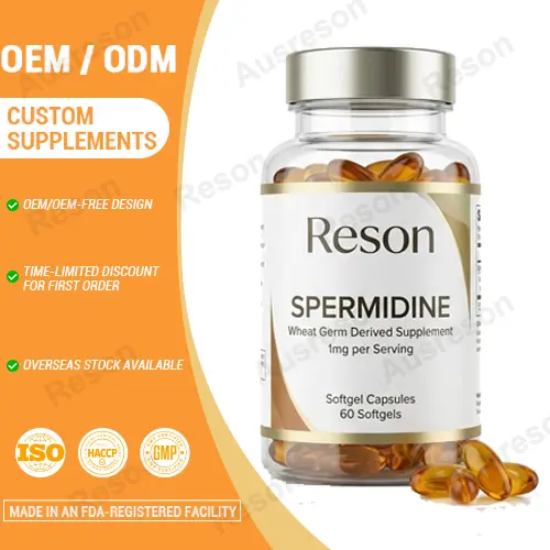 spermidine softgel capsules OEM Premium Cellular Health Supplement