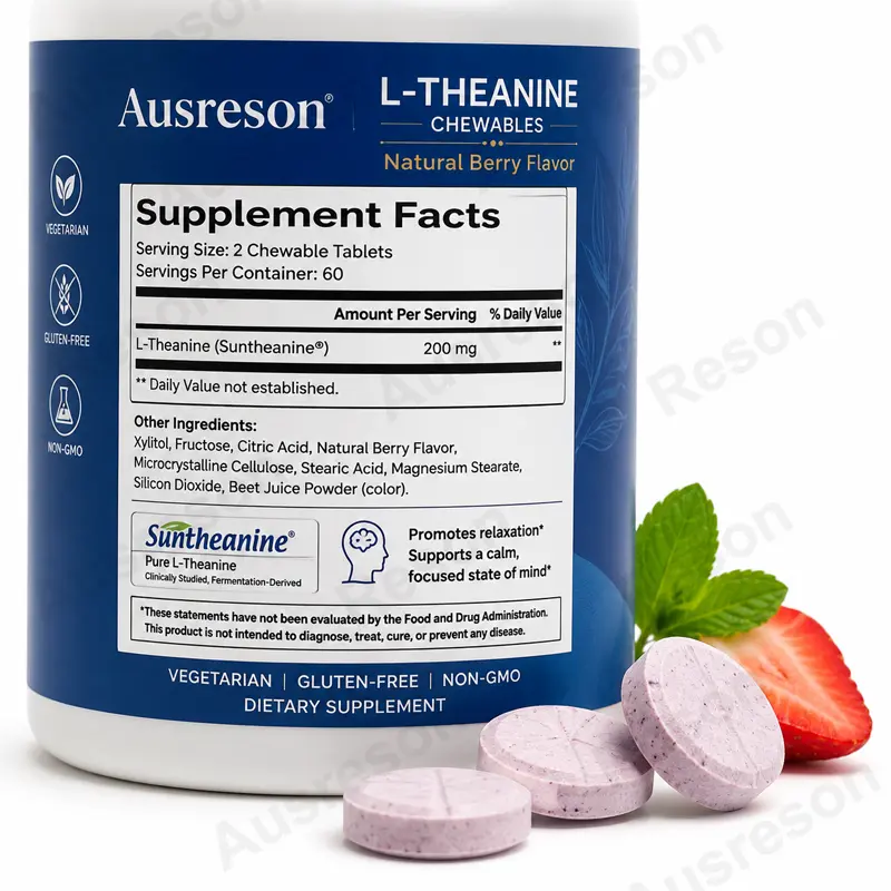 L-Theanine Chewables caffeine synergy OEM Manufacturer