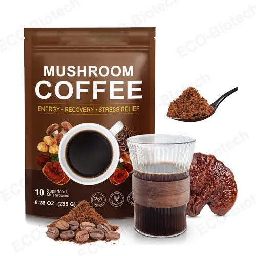Organic Mushroom Coffee powder for Focus & Immune Support | oem