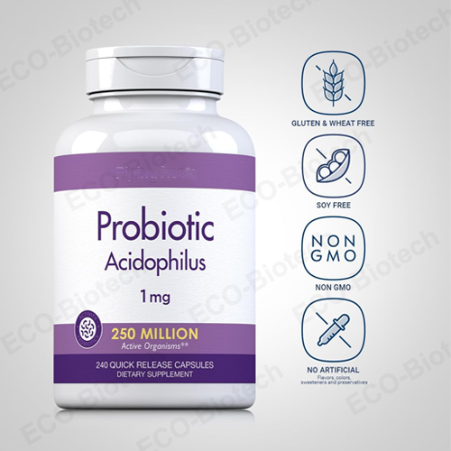Probiotic Acidophilus capsules | bloating, gas and IBS relief