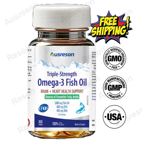 bulk Triple-Strength Omega-3 Fish Oil softgels manufacturer