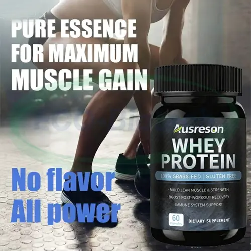 Whey protein capsules vs. traditional protein powder