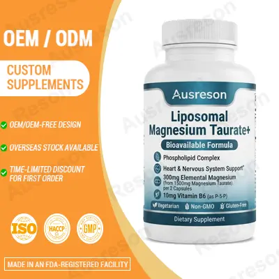 Liposomal Magnesium Taurate capsules High Absorption Manufacturer