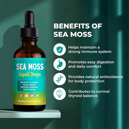 sea moss liquid drops | Natural energy booster | Reson
