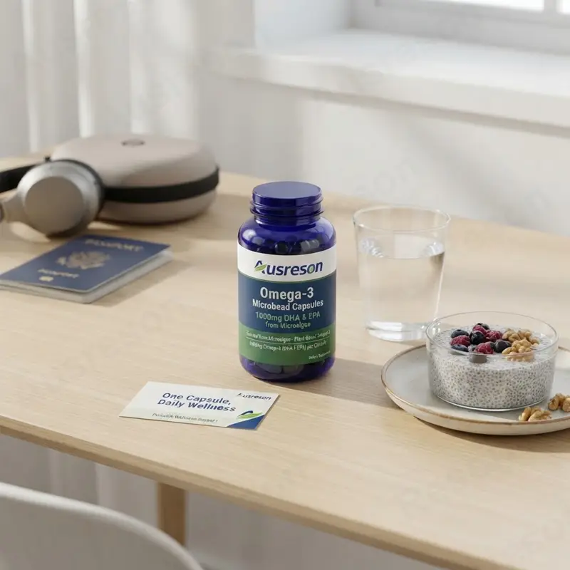 Omega-3 microbead capsules With EPA & DHA manufacturer