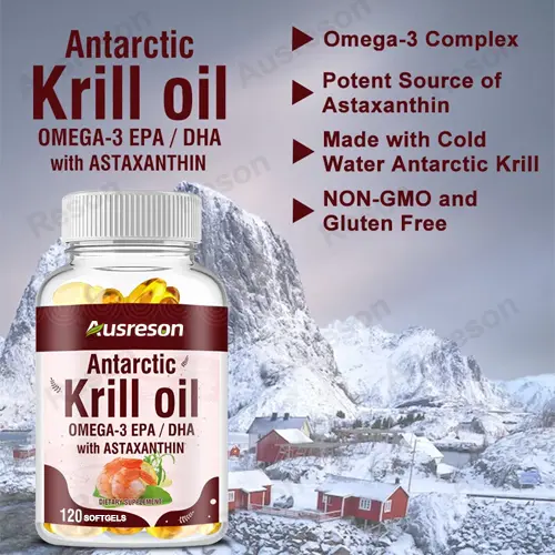 Antarctic Krill Oil softgels for brain support | Reson