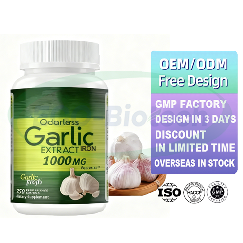 Garlic Capsules: Hair Care Growth Supplement Manufacturer