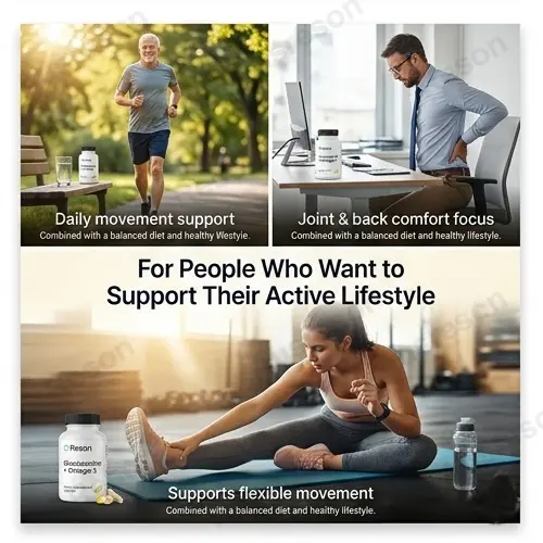 Glucosamine with Omega-3 capsules joint support | OEM