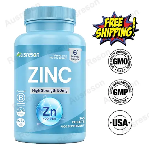 Zinc Tablets | High-Potency Immune & Skin Support