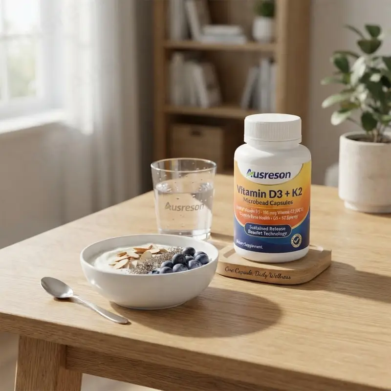 Vitamin D3 K2 microbead capsules Bone and heart health Manufacturer
