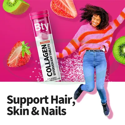 collagen Effervescent Tablets for Skin & nails Manufacturer