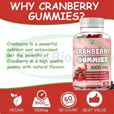wholesale probiotic Cranberry Extract gummies for women