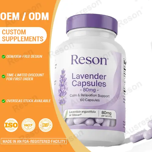 Lavender capsules OEM manufacturer | Standardized eatract
