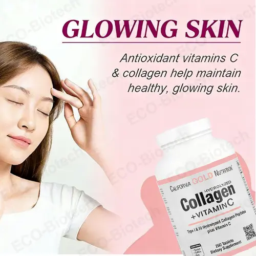 vitamin c collagen Tablets Support Skin, Hair & Joints