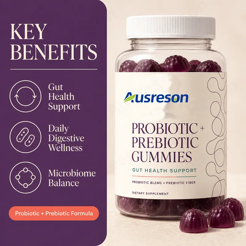 Probiotics Prebiotics gummies Gut Health Supplement Manufacturer