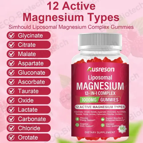 Liposomal Magnesium Complex Gummies | OEM Manufacturer