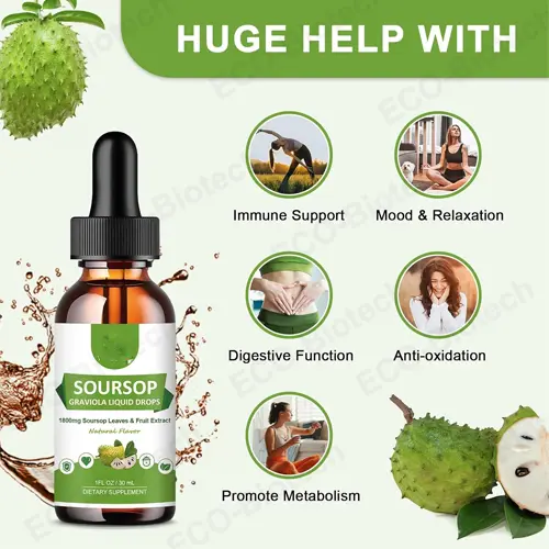 Graviola Soursop Liquid Drops Bioavailability OEM Manufacturer