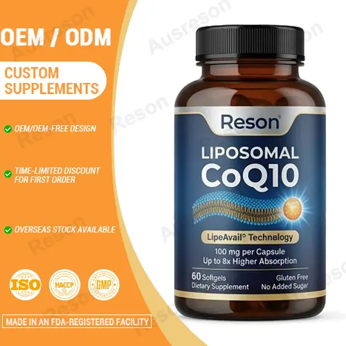 Liposomal Coenzyme Q10 capsules OEM Manufacturer