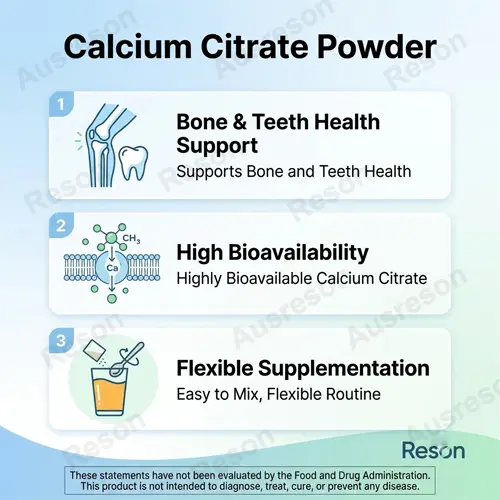 calcium citrate powder bulk supplement wholesale