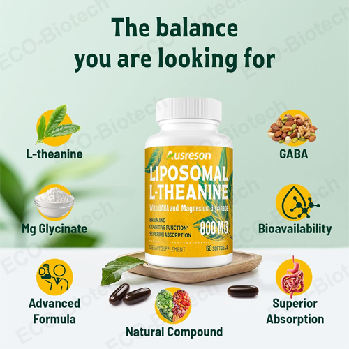 Liposomal L-Theanine softgels with GABA | Sleep and Relaxation | Reson