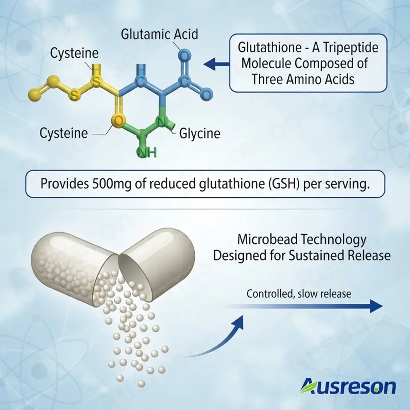 Glutathione microbead capsules for skin oem bulk supplier