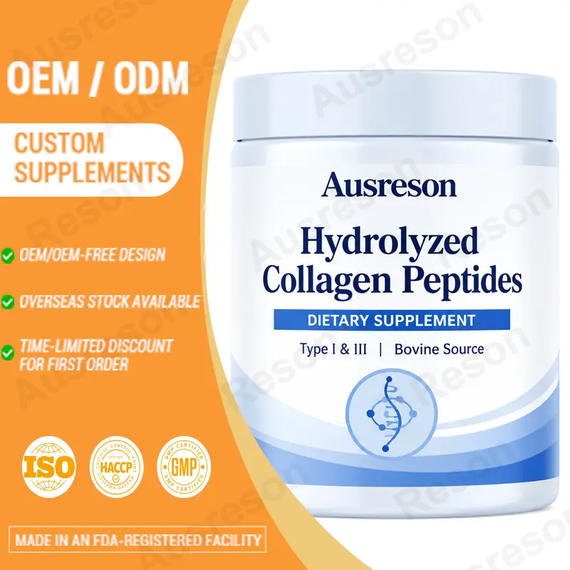 Hydrolyzed Collagen Peptides powder bioavailability Type I & Type III