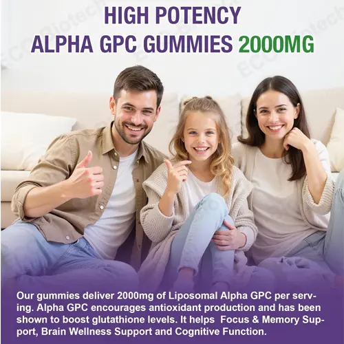 Liposomal Alpha GPC gummies manufacturer | Brain Health