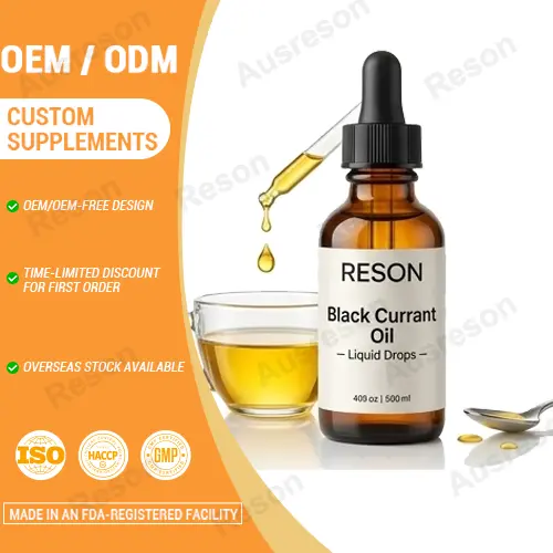 BLACK CURRANT OIL liquid drops Cold-Pressed | OEM supplier