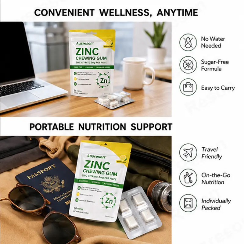 Sugar-free Zinc Chewing Gum Private Label Supplier