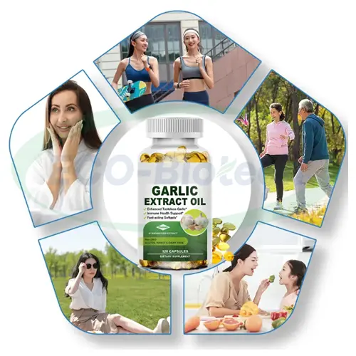 Garlic Oil Softgels 1000mg for Heart Health & Immune Support | OEM