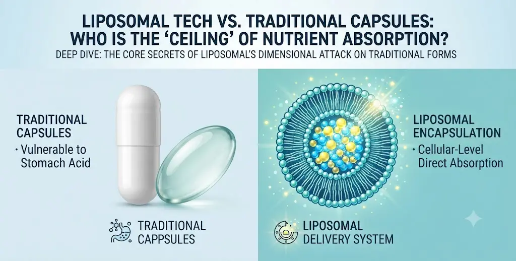 Liposomal Delivery vs. Traditional Capsules
