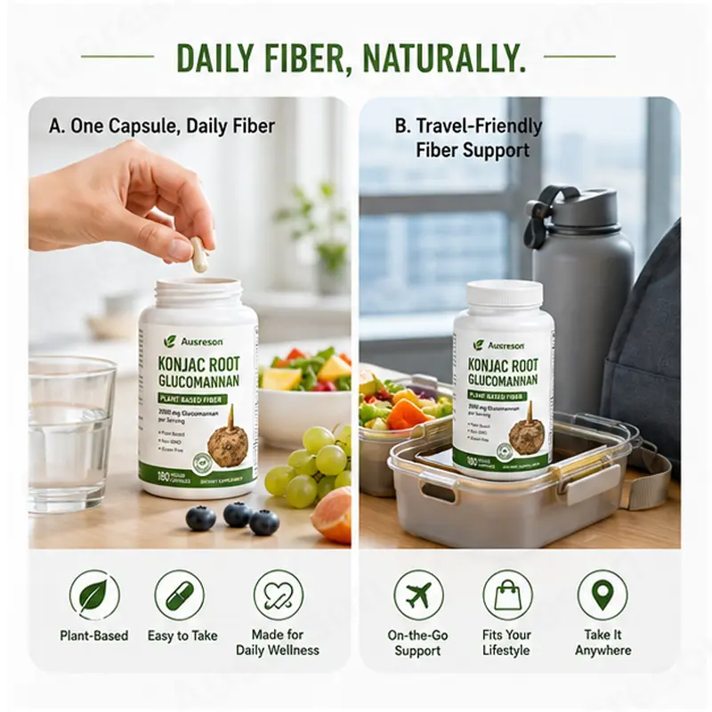 Konjac Root Capsules for weight loss Manufacturer
