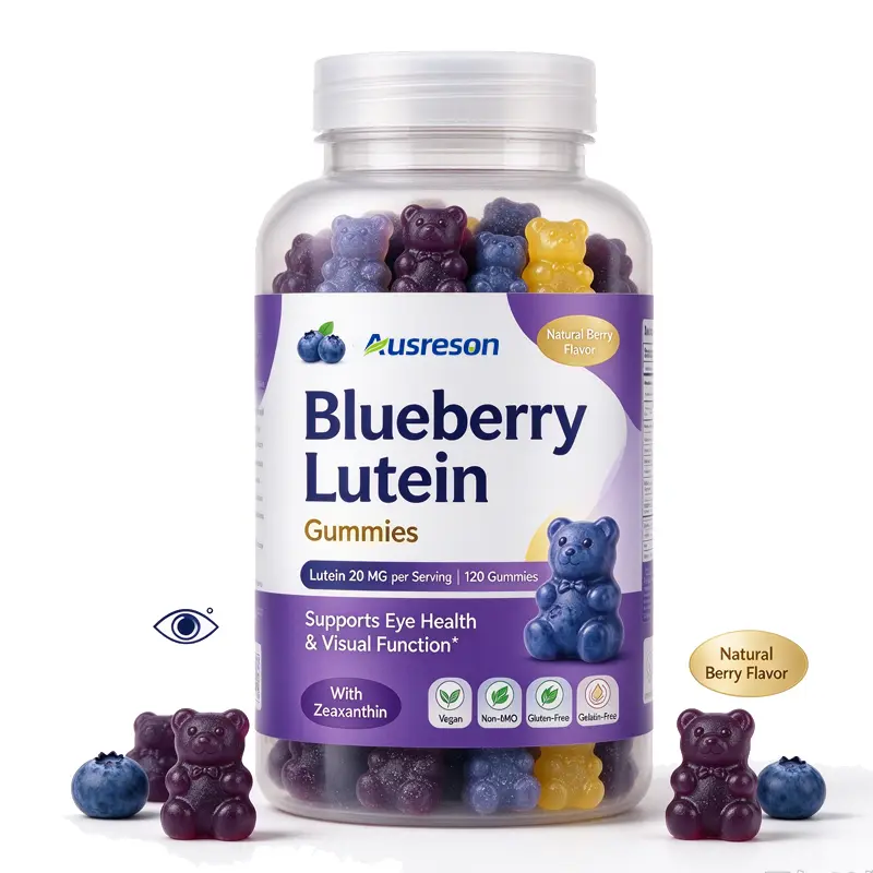 Blueberry Lutein Gummies eye health supplement Manufacturer