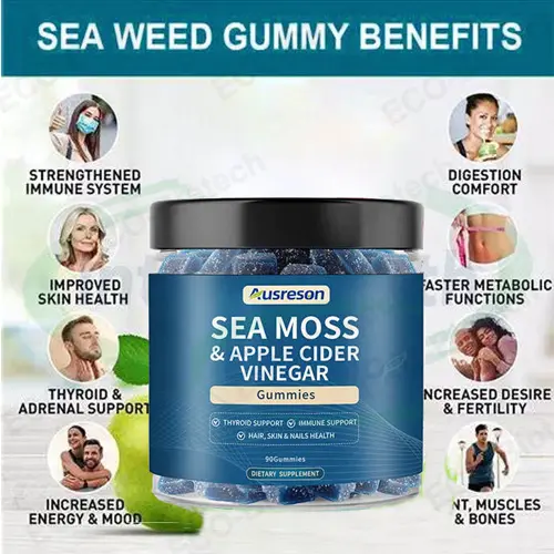 Sea Moss apple Cider Vinegar Gummies OEM Manufacturer