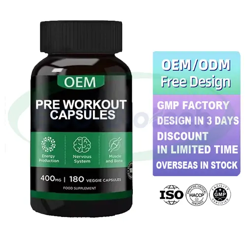 sugar-free Pre Workout Capsules OEM Manufacturer