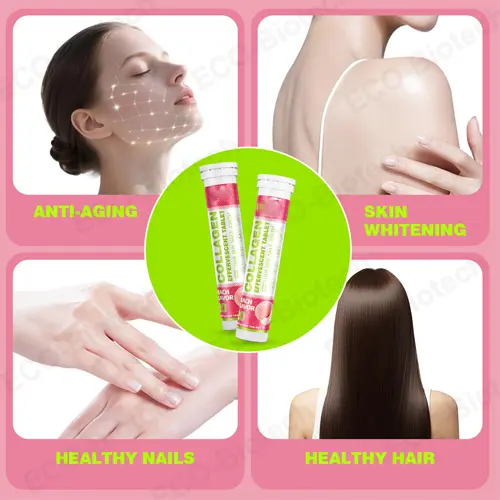 Collagen Effervescent Tablets Hydrolyzed Collagen with Vitamin C