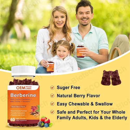 berberine Gummies supplier: Support metabolism and energy balance