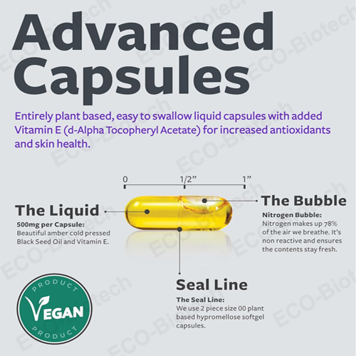 Cold-pressed Black Seed Oil Capsules | Immune Support | Reson