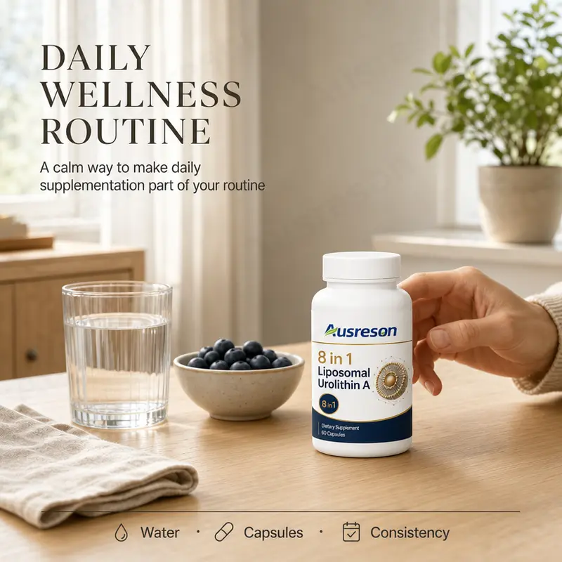 8 in 1 liposomal urolithin a capsules Private Label Supplier