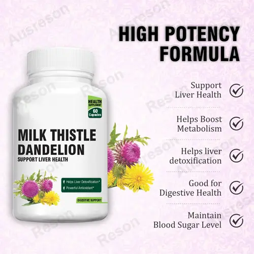 Milk Thistle Dandelion Complex Capsules Manufacturer | Reson