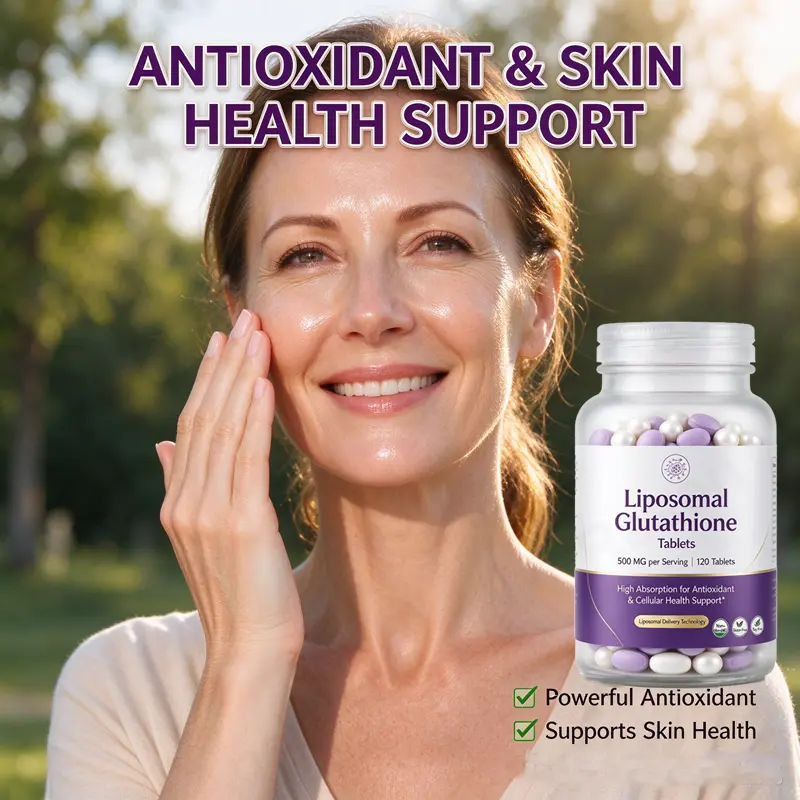 Private Label liposomal glutathione tablets Antioxidant Supplement Manufacturer