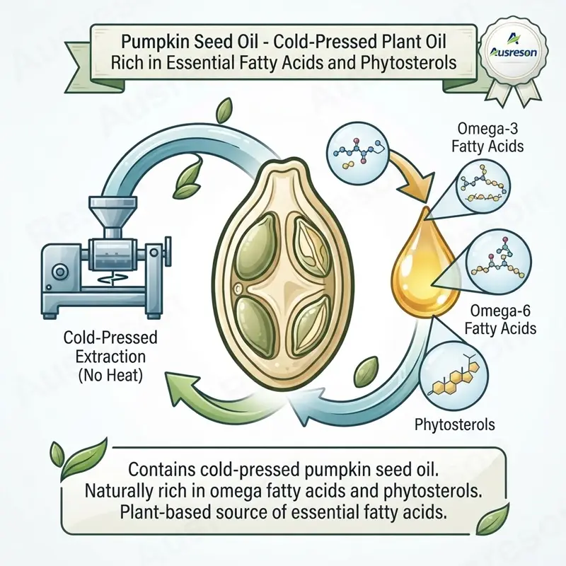 Cold-pressed Pumpkin Seed Oil Softgels health supplements bulk supply