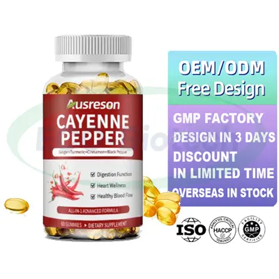 Natural Cayenne Pepper Softgels OEM Manufacturer | Reson