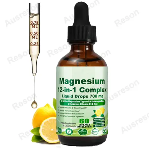 12-in-1 Magnesium Complex Liquid Drops GMP certification