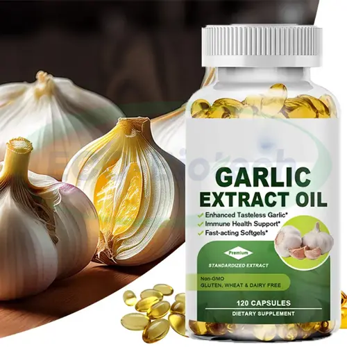 Garlic Oil Softgels 1000mg for Heart Health & Immune Support | OEM