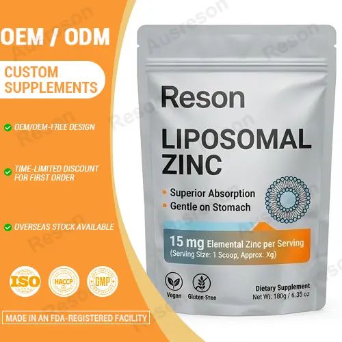 Liposomal Zinc supplement powder bulk supplier