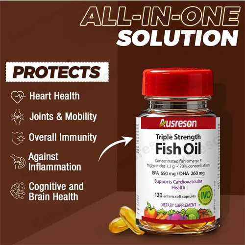 bulk triple strength fish oil softgels IFOS certified | Reson
