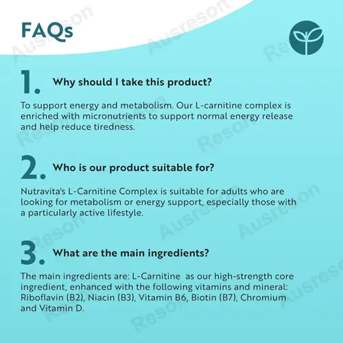 L-Carnitine Complex capsules for Weight Loss & Energy | Reson