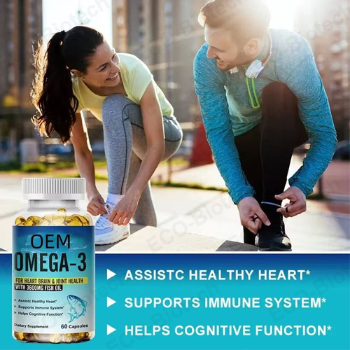 High purity Fish oil Omega-3 softgels with EPA and DHA supplier