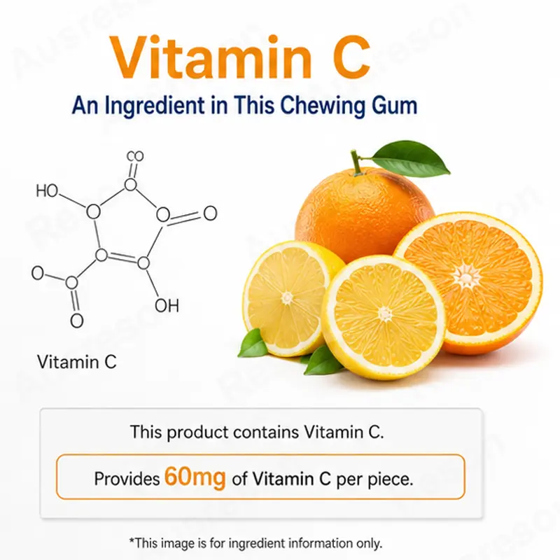 Functional Sugar-free Vitamin C Chewing Gum manufacturer
